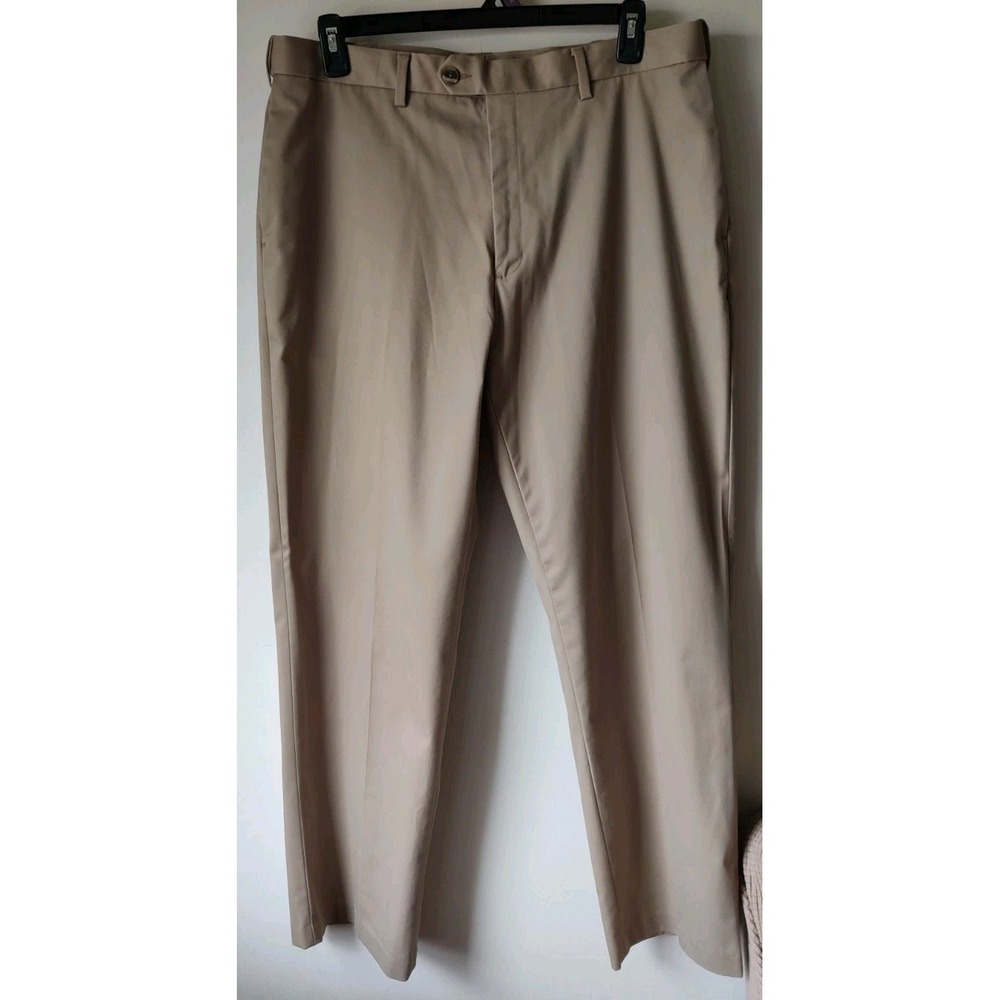 Perry‎ Ellis Men's Portfolio Dress Pants Khaki 36 x 32 Business Career